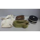 A Boys Brigade cap, belt, etc.