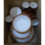 A Poole dinner service