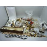 Vintage costume jewellery