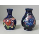 Two small Moorcroft vases