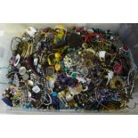 A very large quantity of costume jewellery, over 30kg **PLEASE NOTE THIS LOT IS NOT ELIGIBLE FOR
