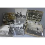 Thirty-eight original 1960's West Ham United press photographs