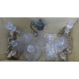 A collection of crystal decanters **PLEASE NOTE THIS LOT IS NOT ELIGIBLE FOR POSTING AND PACKING**