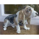A large Winstanley figure of a Basset Hound