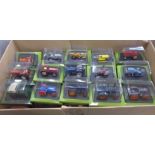 Thirty Hachette Tractors model vehicles