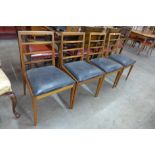 A set of four McIntosh teak dining chairs