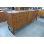 A teak sideboard