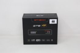 Four boxed as new GT Media GTS Android 6.0 TV Box Amlogic S905D Quad Core 2GB 8GB WiFi 4K, H.265