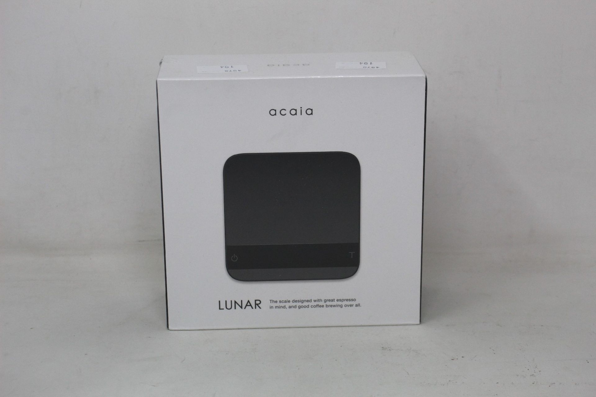 An as new Acaia Lunar AL001 coffee scale in Black.