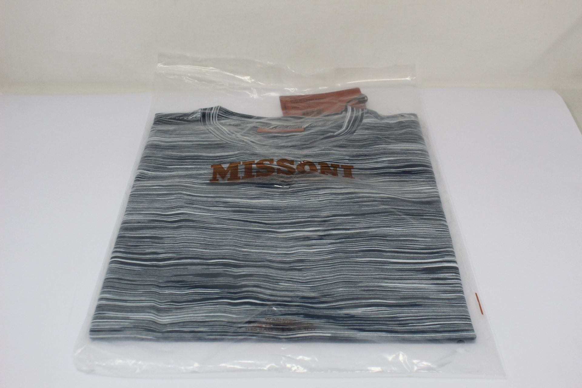 Two as new Missoni Space-dye cotton-jersey T-shirts (M, XL - RRP £102 each).