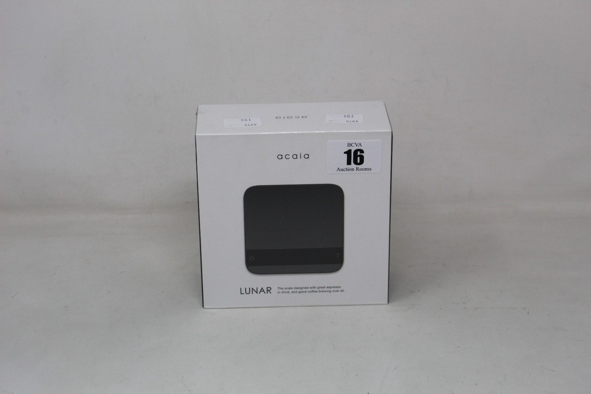 An as new Acaia Lunar AL001 coffee scale in Black.