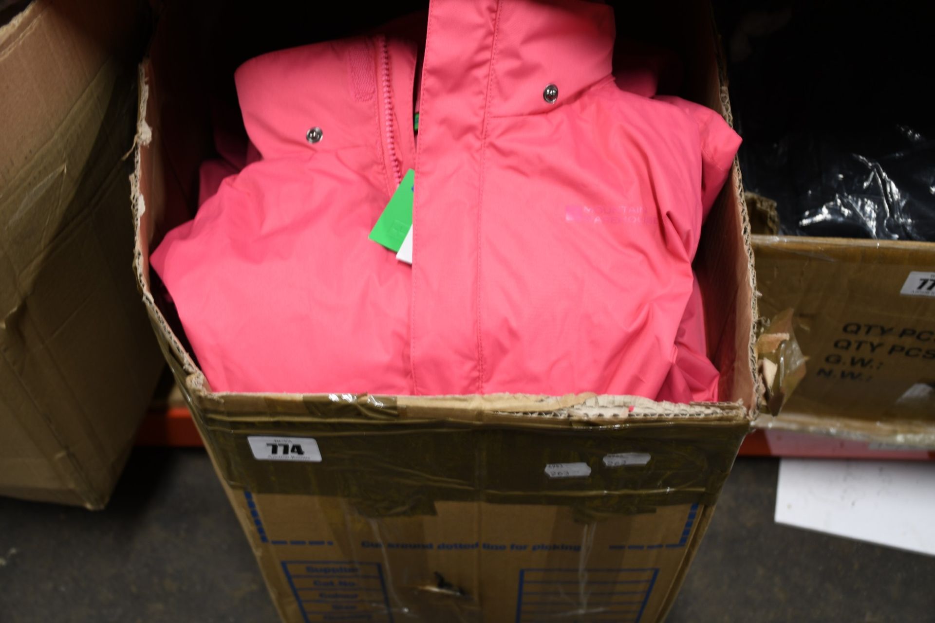 Five girls as new Mountain Warehouse Fell 3-in-1 water resistant jackets in pink (3 x 11-12 years, 2