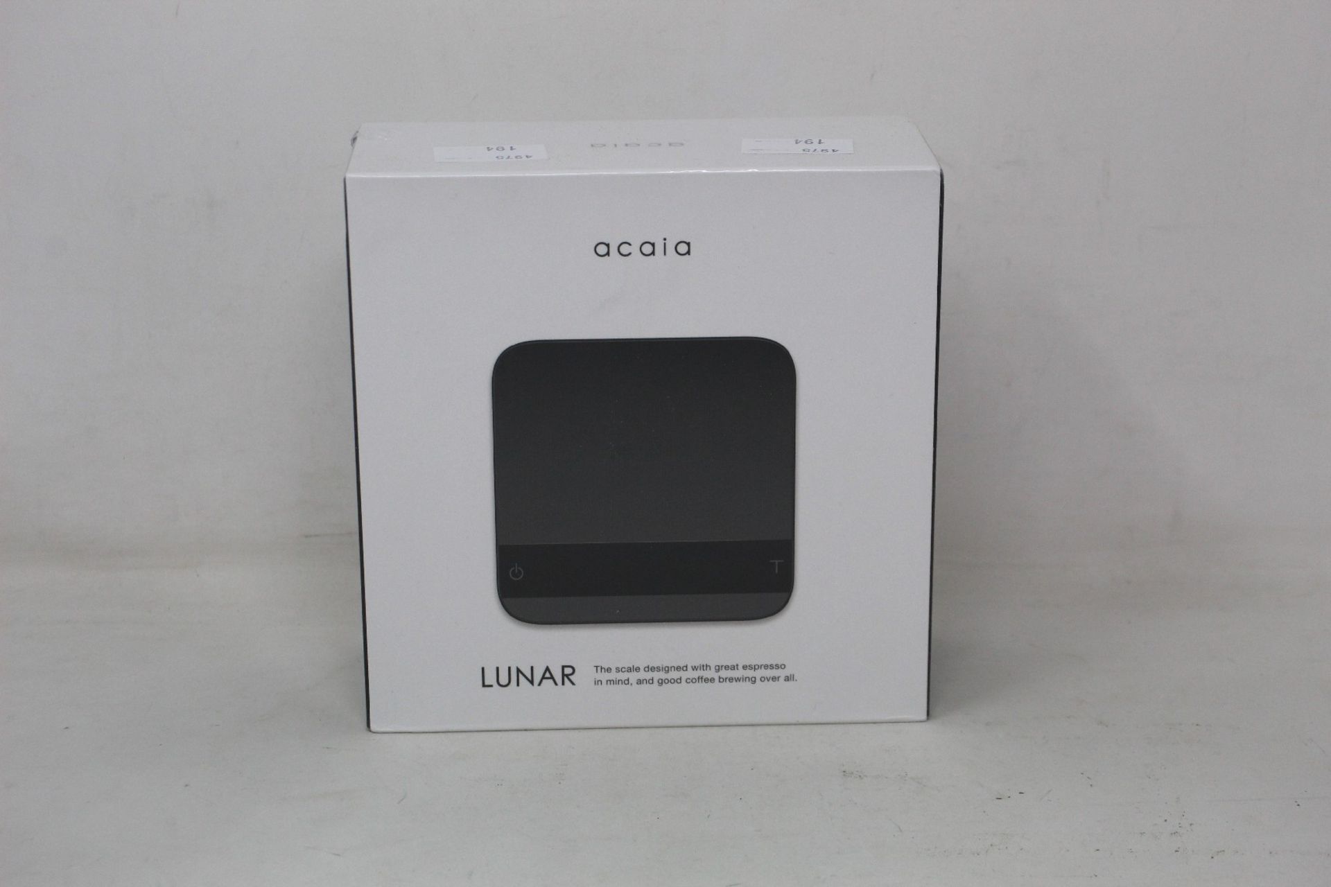 An as new Acaia Lunar AL001 coffee scale in Black.