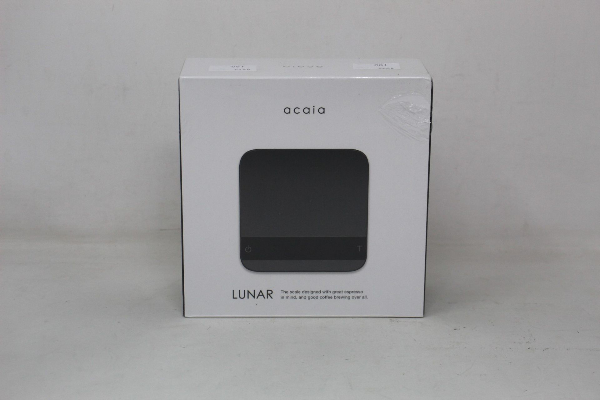 An as new Acaia Lunar AL001 coffee scale in Black.