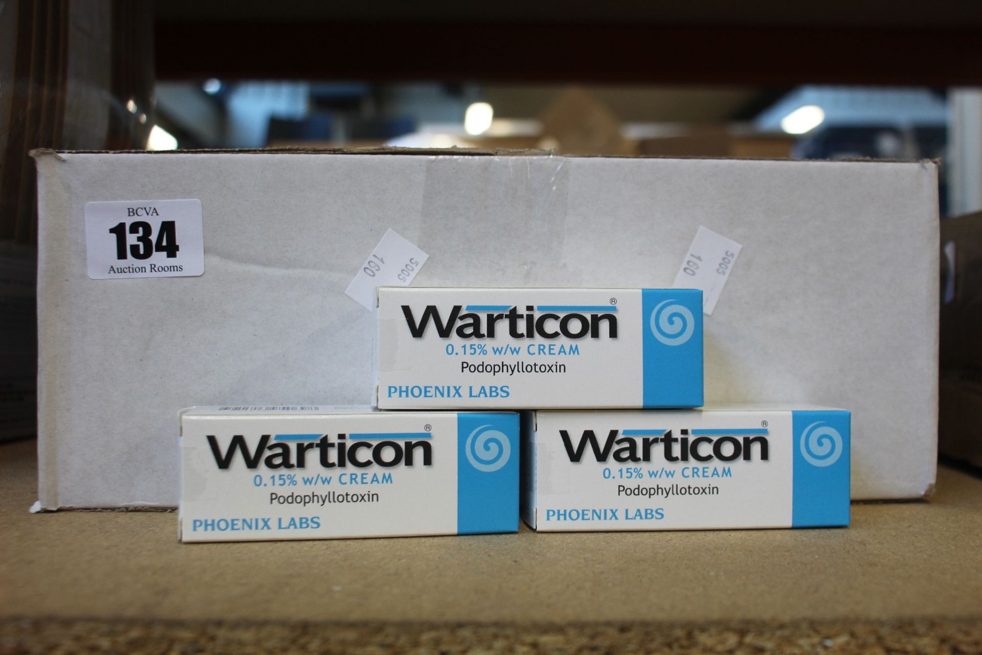 A large quantity of as new Warticon 0.15% w/w cream for genital warts (Approximately 75 boxes, 5g