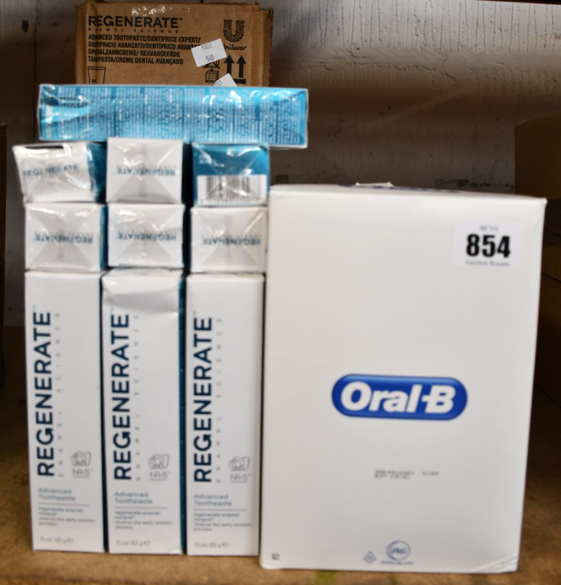 A quantity of Regenerate enamel science advanced toothpaste (Approximately 43 items) and two boxes