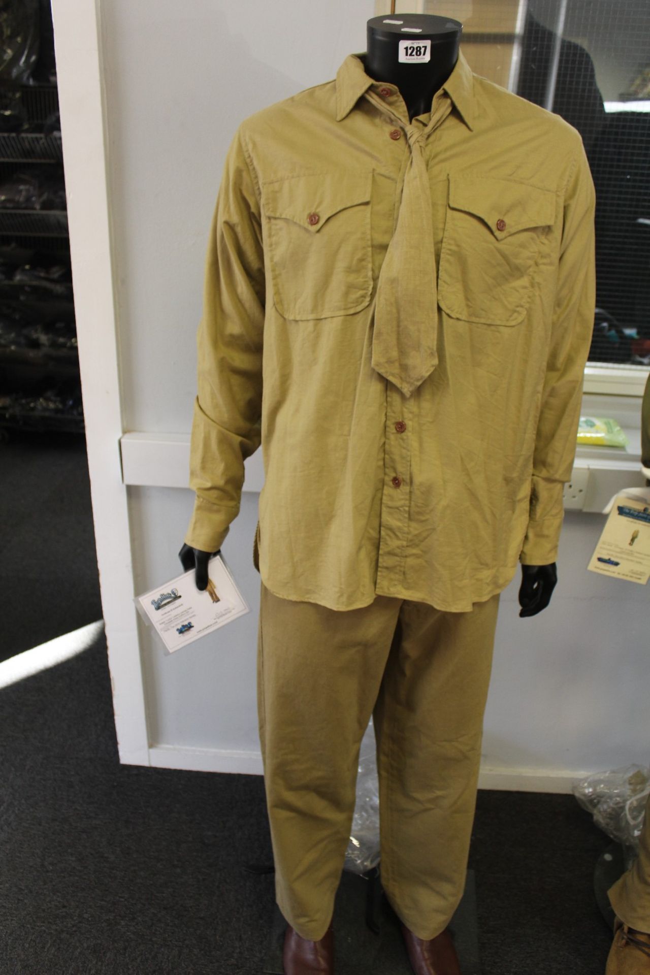 Screen used uniform for Robert "Lucky" Leckie (James Dale) US costume from the 2010 television