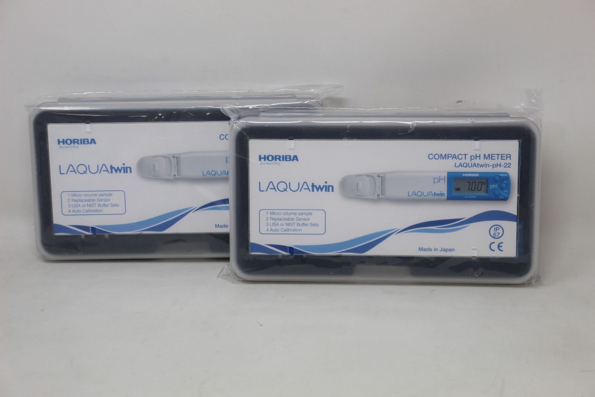 Three as new Horiba Laquatwin compact water quality PH-22 meters.