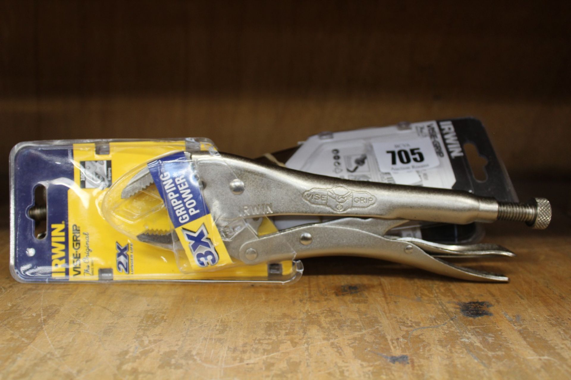 Five pairs of as new Irwin Vise Grips 10CR gripping power.