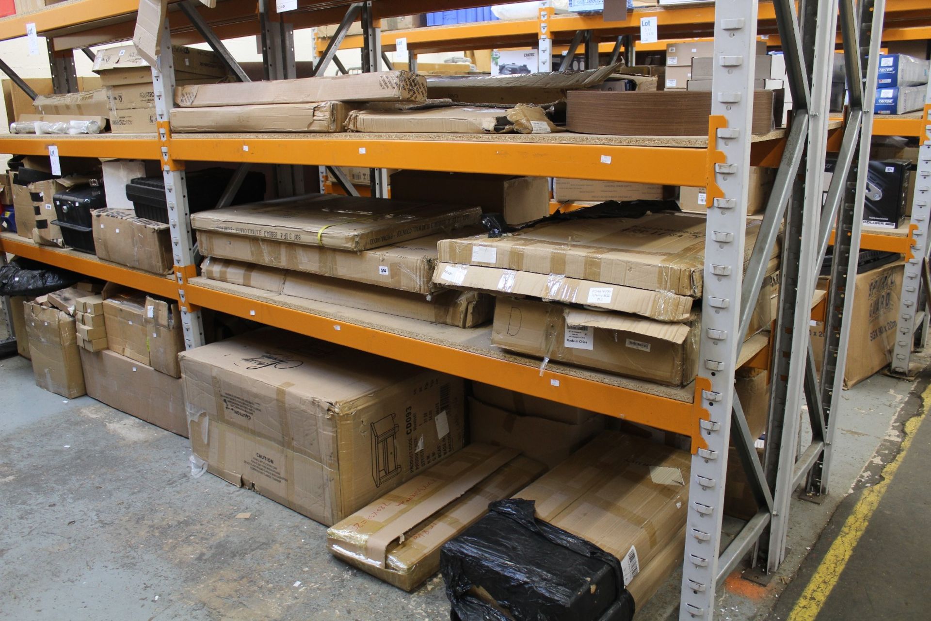 A quantity of miscellaneous flatpack furniture (BCVA cannot guarantee items are complete).