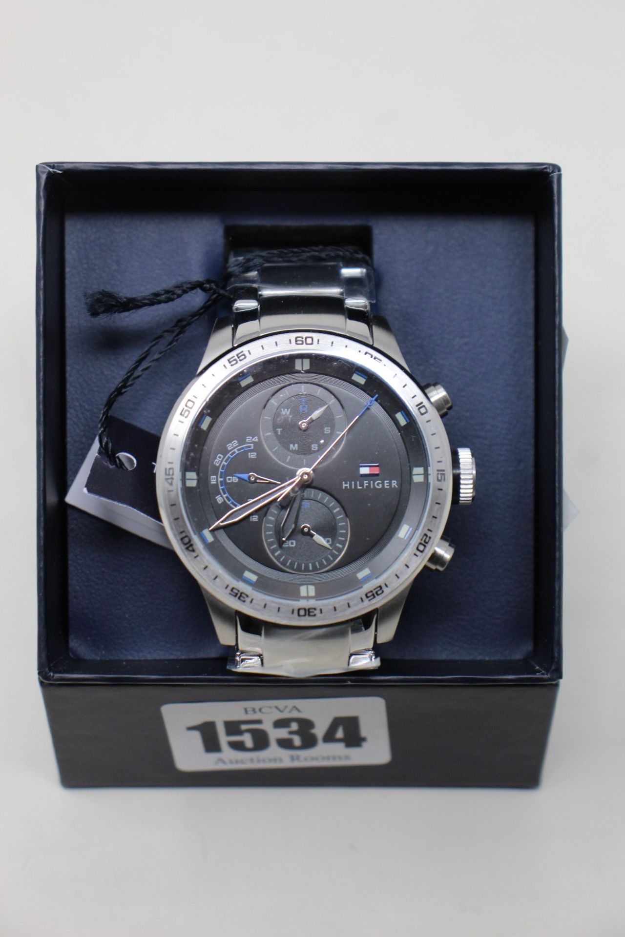 A man's boxed as new Tommy Hilfiger Trent Watch (1791805).