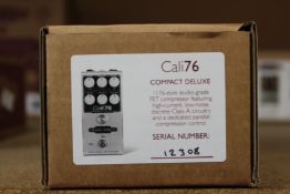 A boxed as new Origin Effects Origin Cali76 Compact Deluxe Compressor.