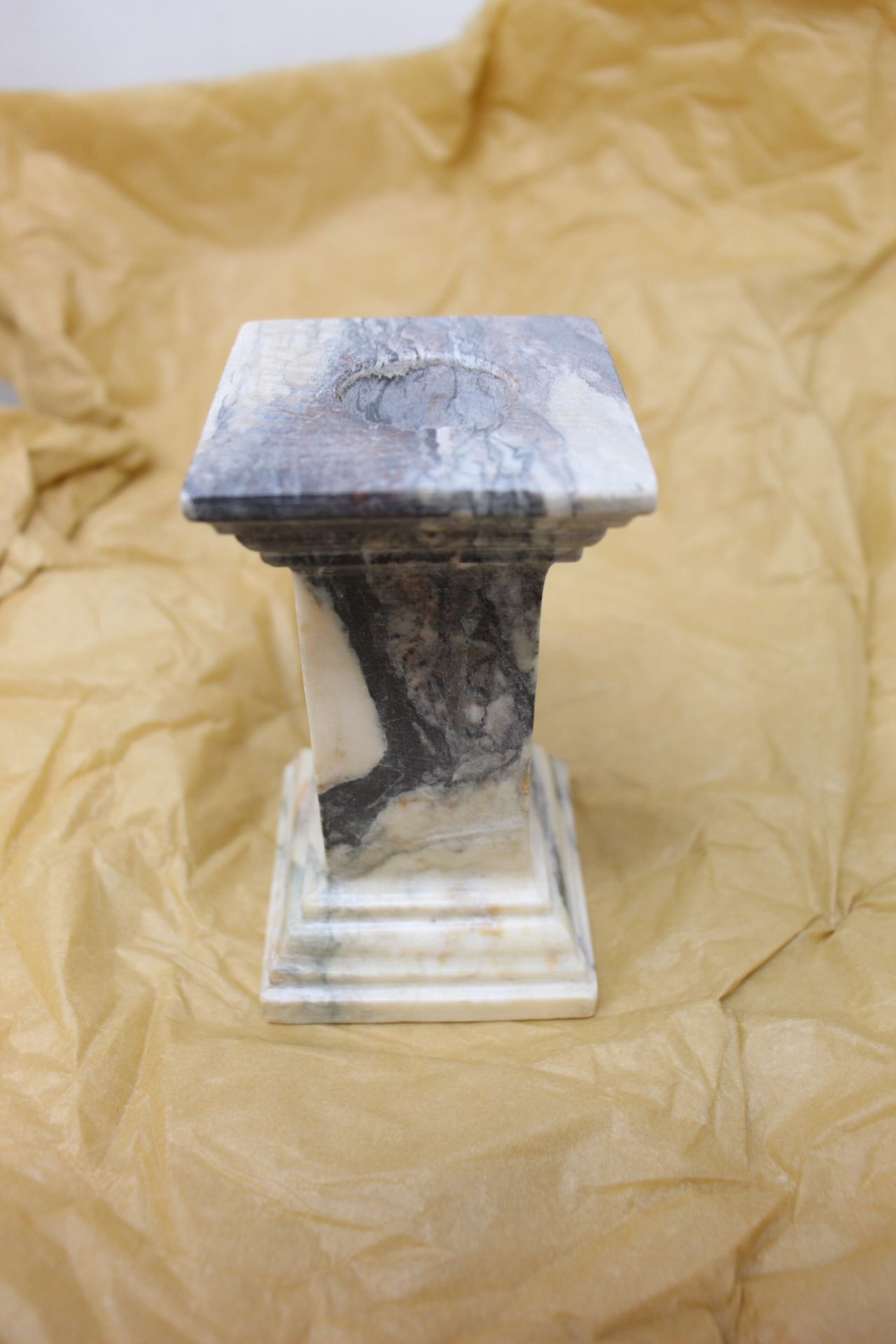 A boxed as new Jamb Marble Candlestick.