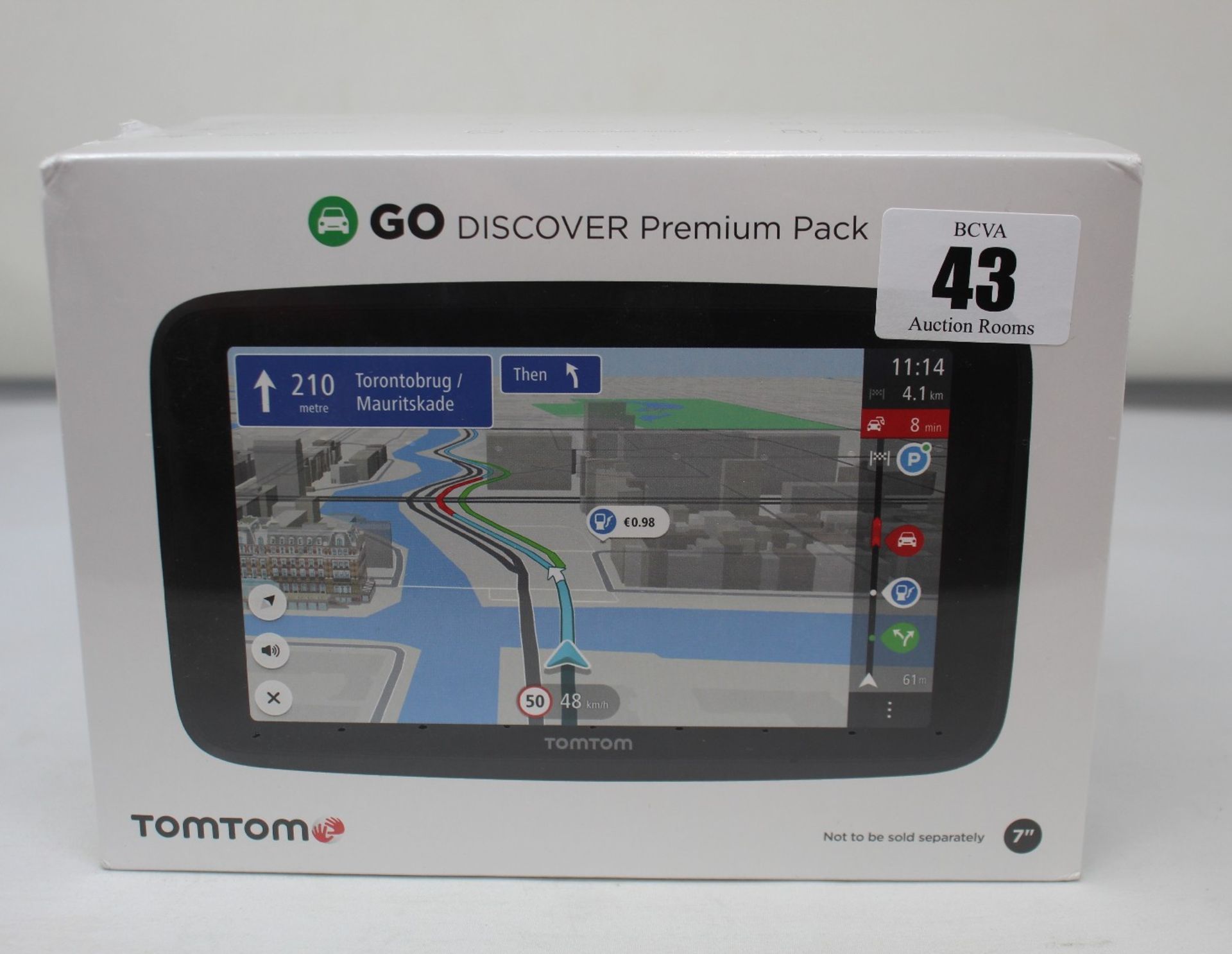 A boxed as new TomTom GO Discover 7" Car Sat Nav.