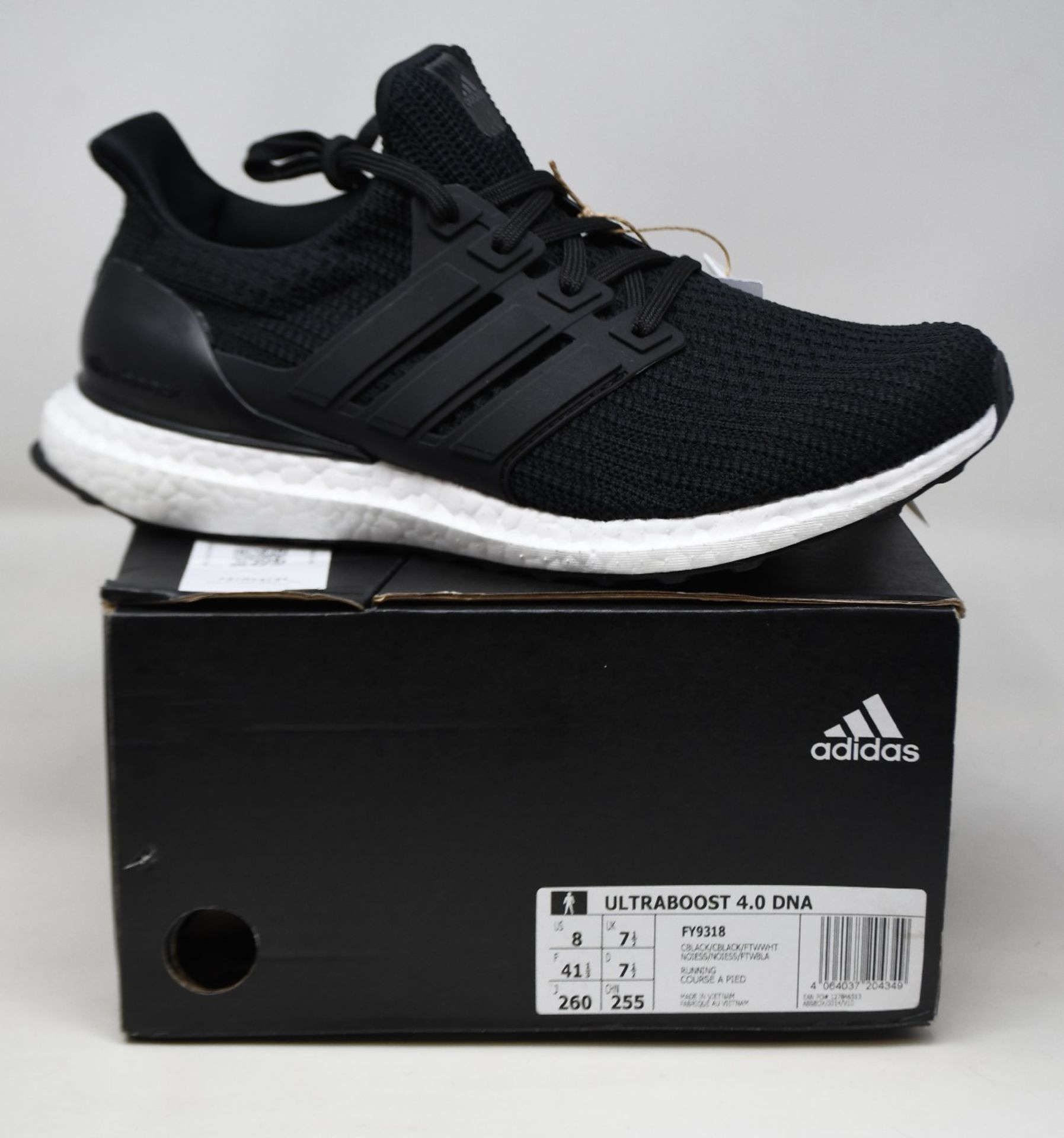 A pair of as new Adidas Ultraboost 4.0 DNA (UK 7.5).