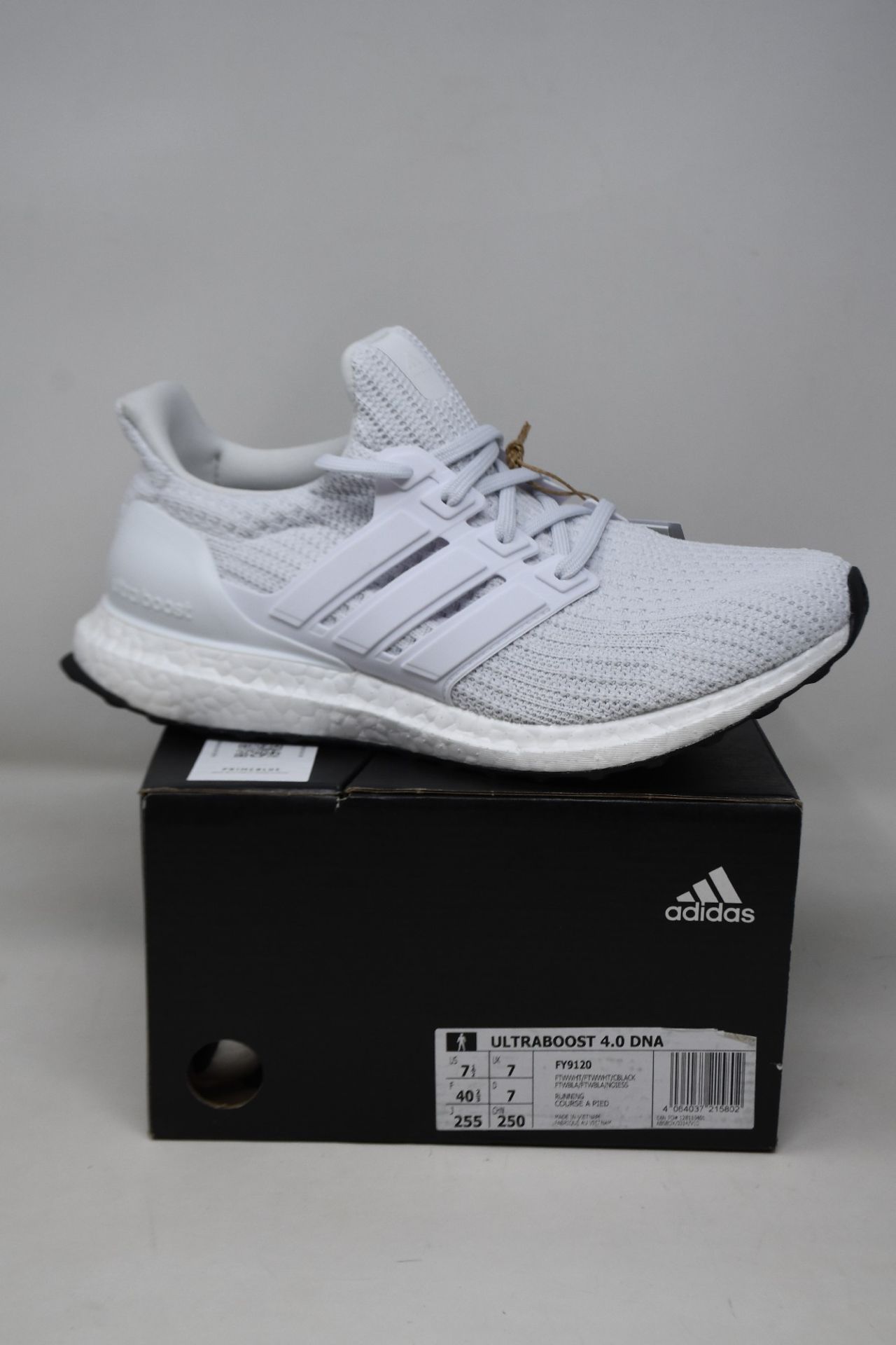 A pair of as new Adidas Ultraboost 4.0 DNA (UK 7).