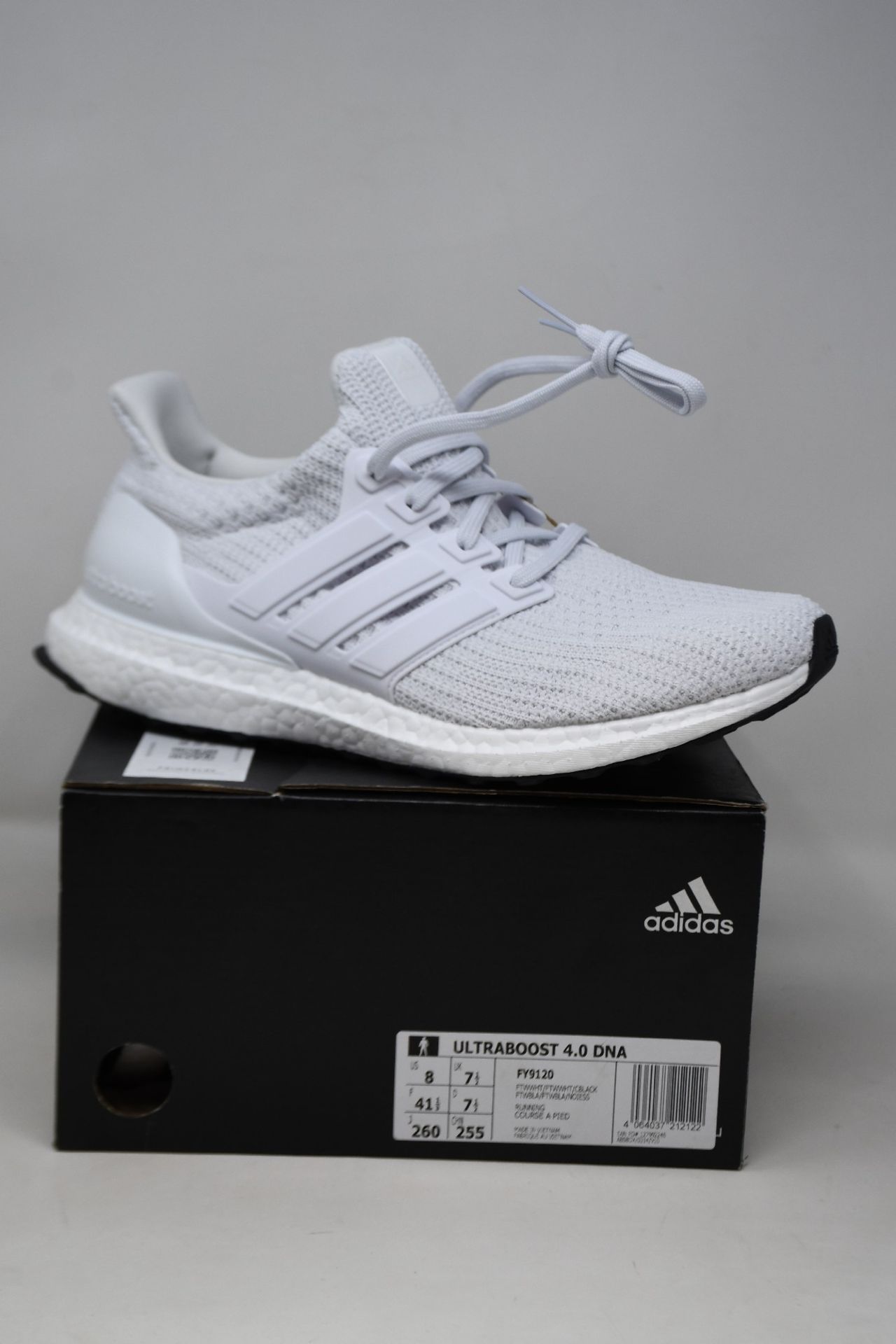 A pair of as new Adidas Ultraboost 4.0 DNA (UK 7.5).