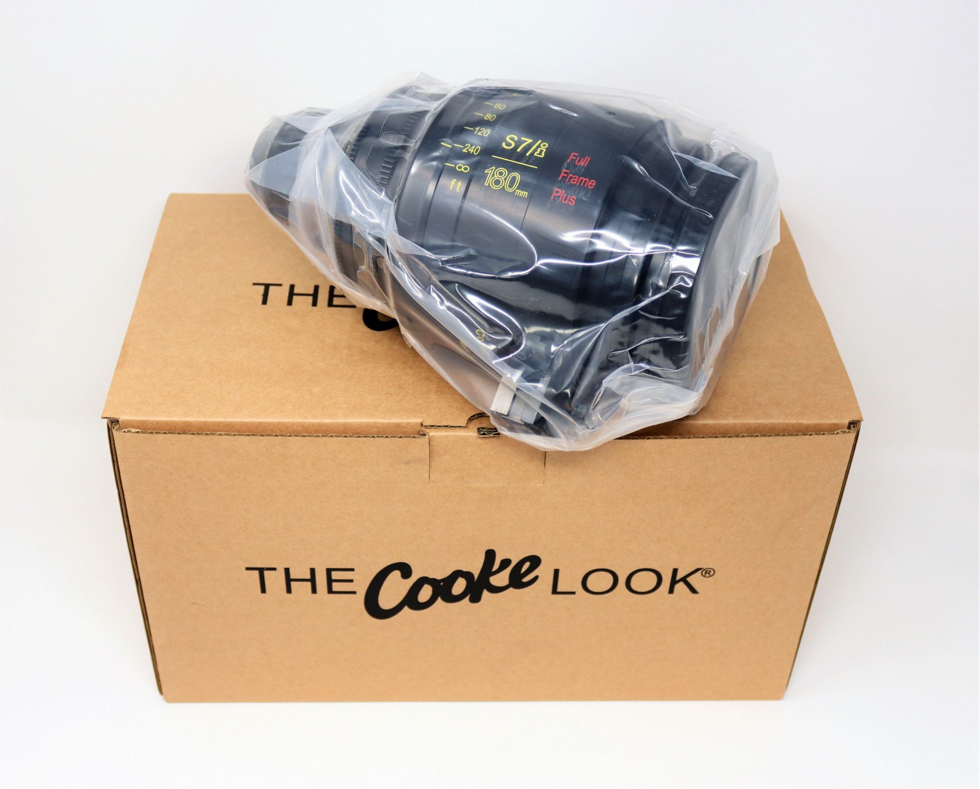 COLLECTION ONLY: A boxed as new Cooke S7/i Full Frame Plus 180mm T2.0 Prime Lens (Box opened).