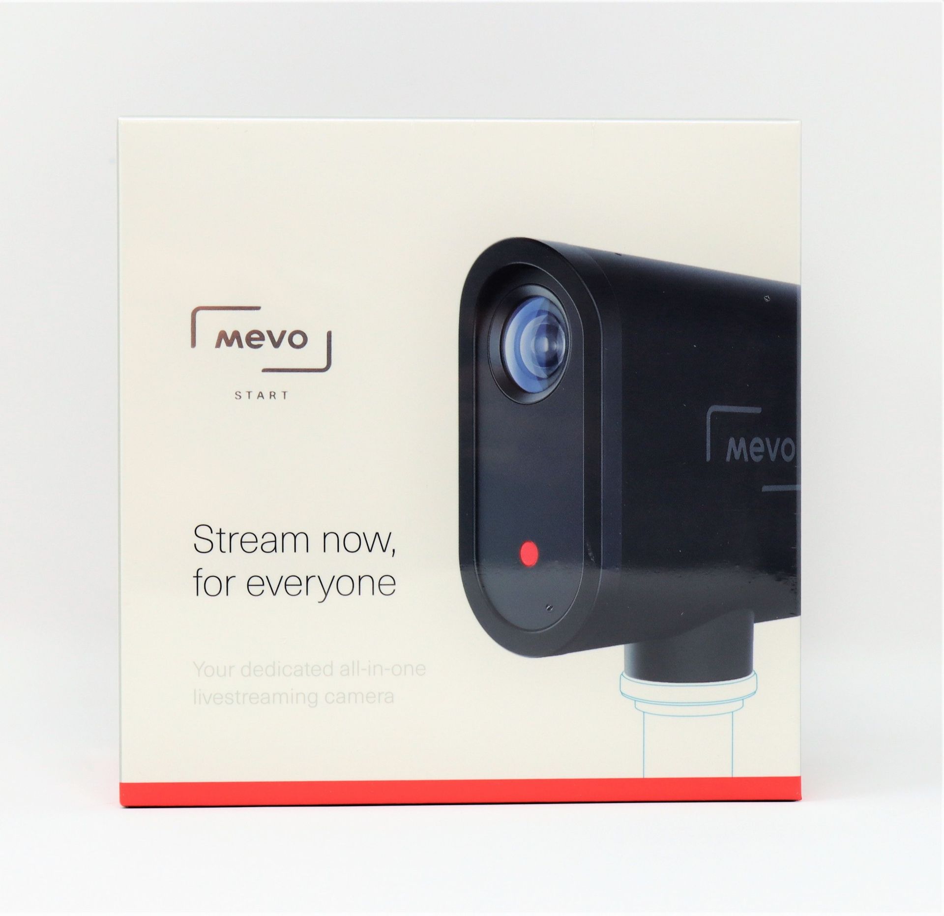 A boxed as new Mevo Start HD streaming camera in black (P/N: MV3-01B-BL).