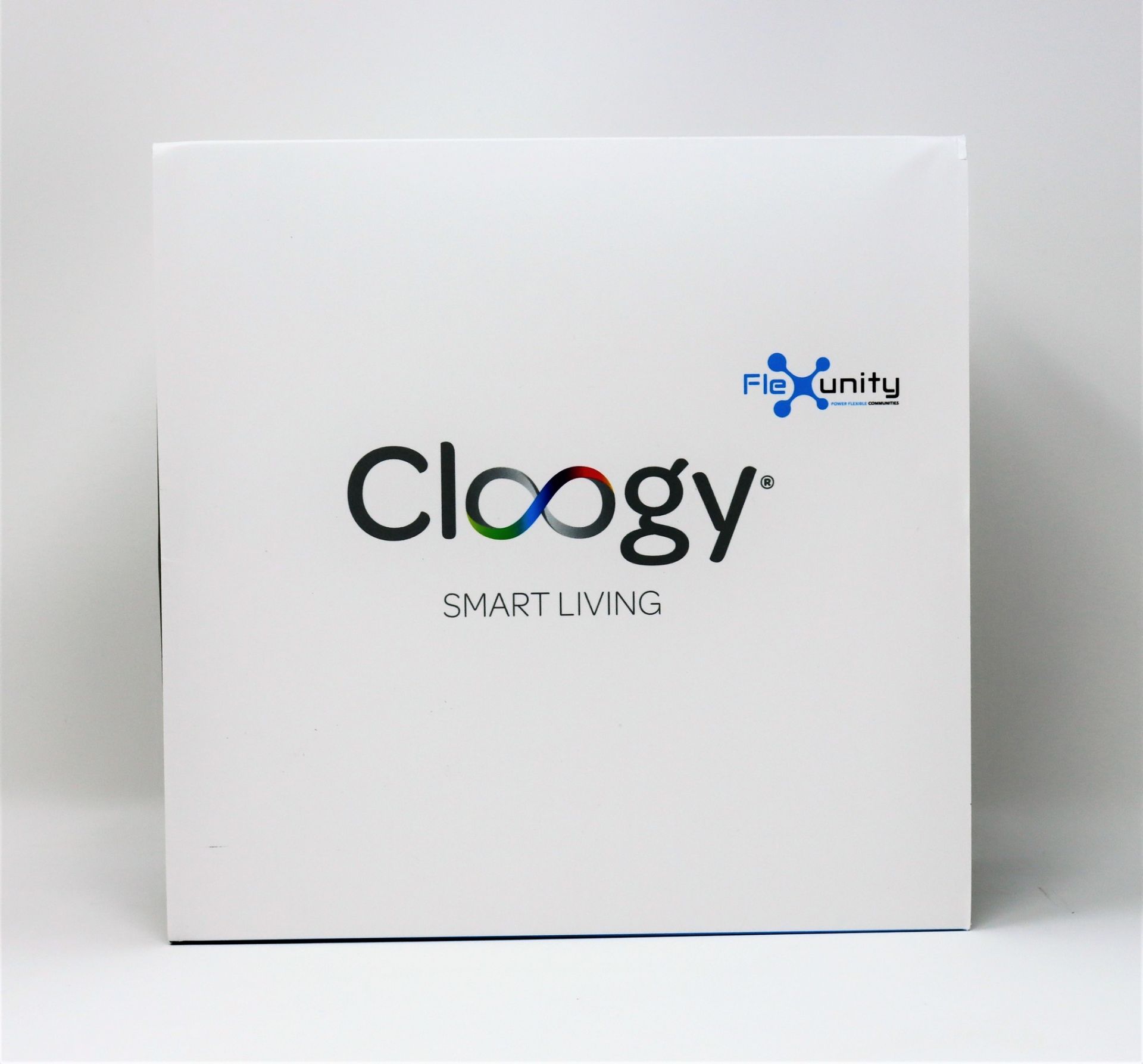 A boxed as new Cloogy Flexunity Edition Household Energy Management Solution Kit (Box opened, UK