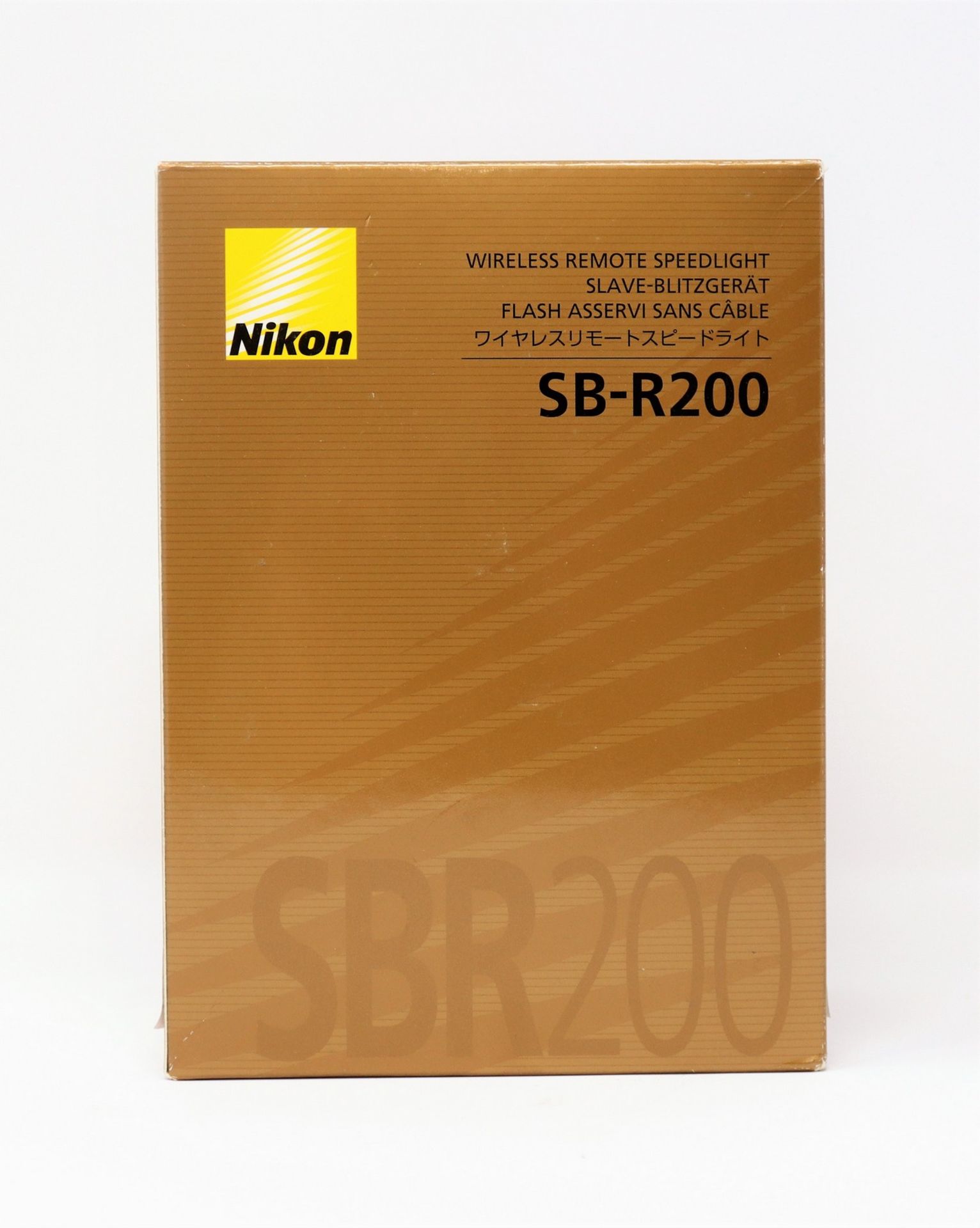 A boxed as new Nikon SB-R200 Wireless Remote Speedlight Flash.