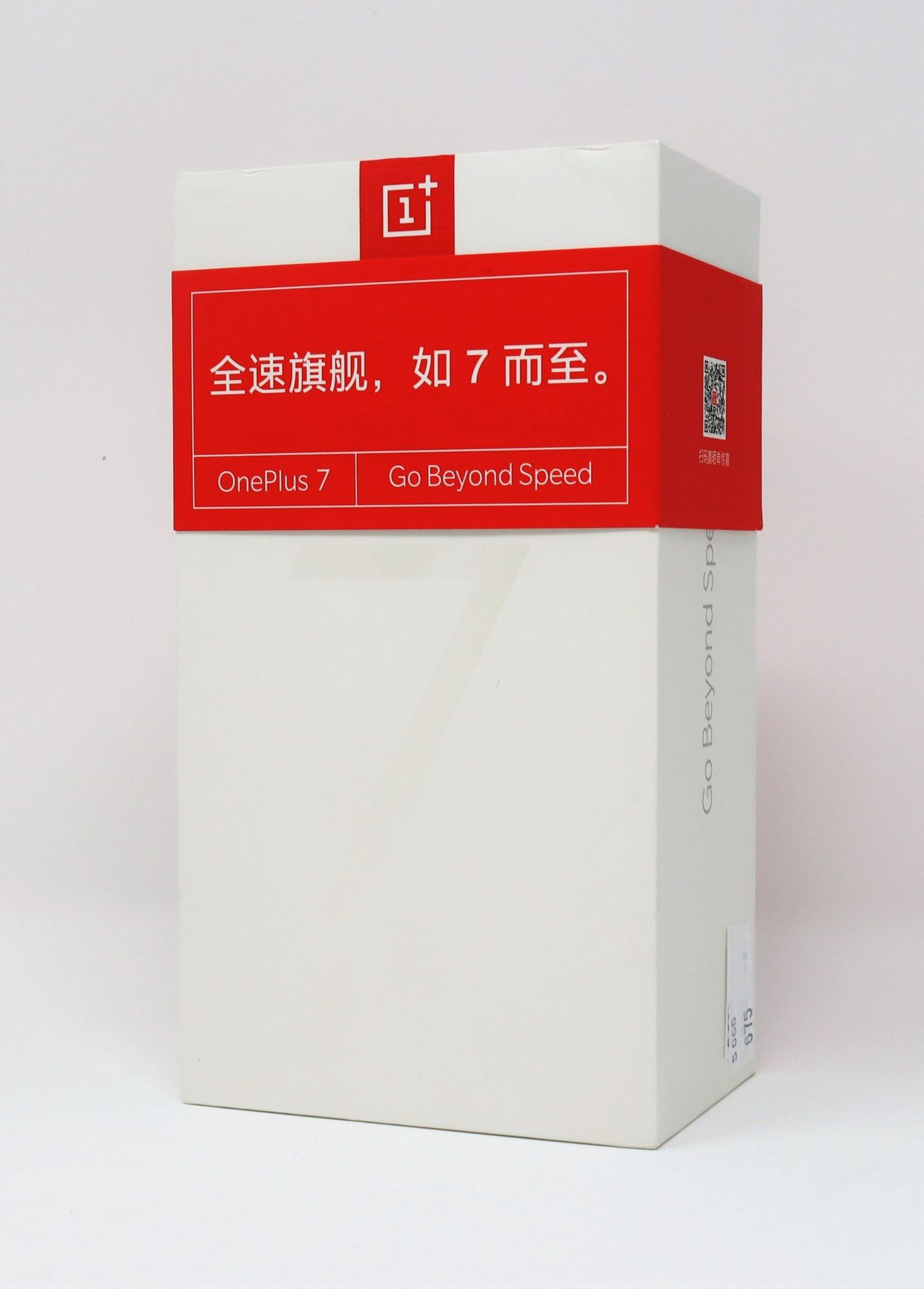 A boxed as new OnePlus 7 GM1900 8GB RAM 256GB ROM in Obsidian (Some packaging text in Chinese. Label