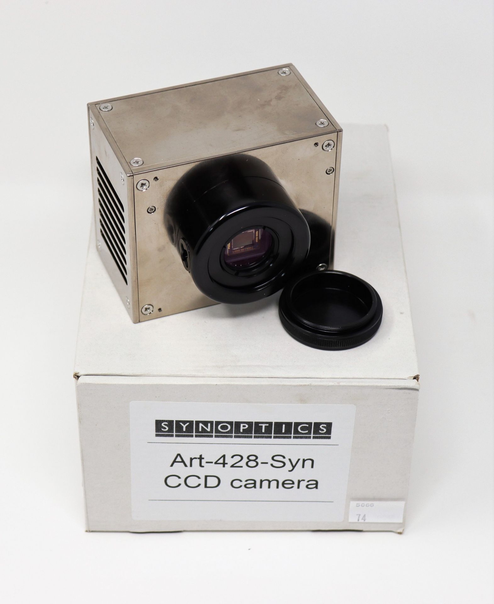 A boxed as new Synoptics Art-428-Syn CCD Camera.