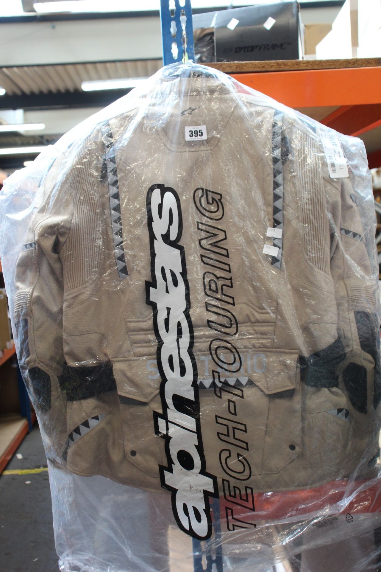 An as new Alpinestars Mowat Drystar Motorcycle jacket in sand/black (EU L).