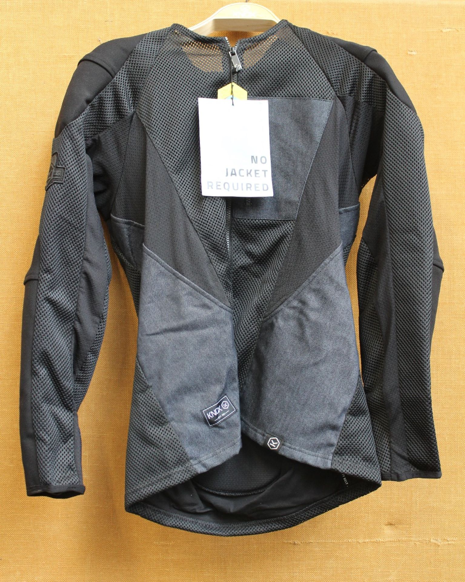 A men's as new Knox Urbane Pro MK2 body armour motorcycle jacket (XL).