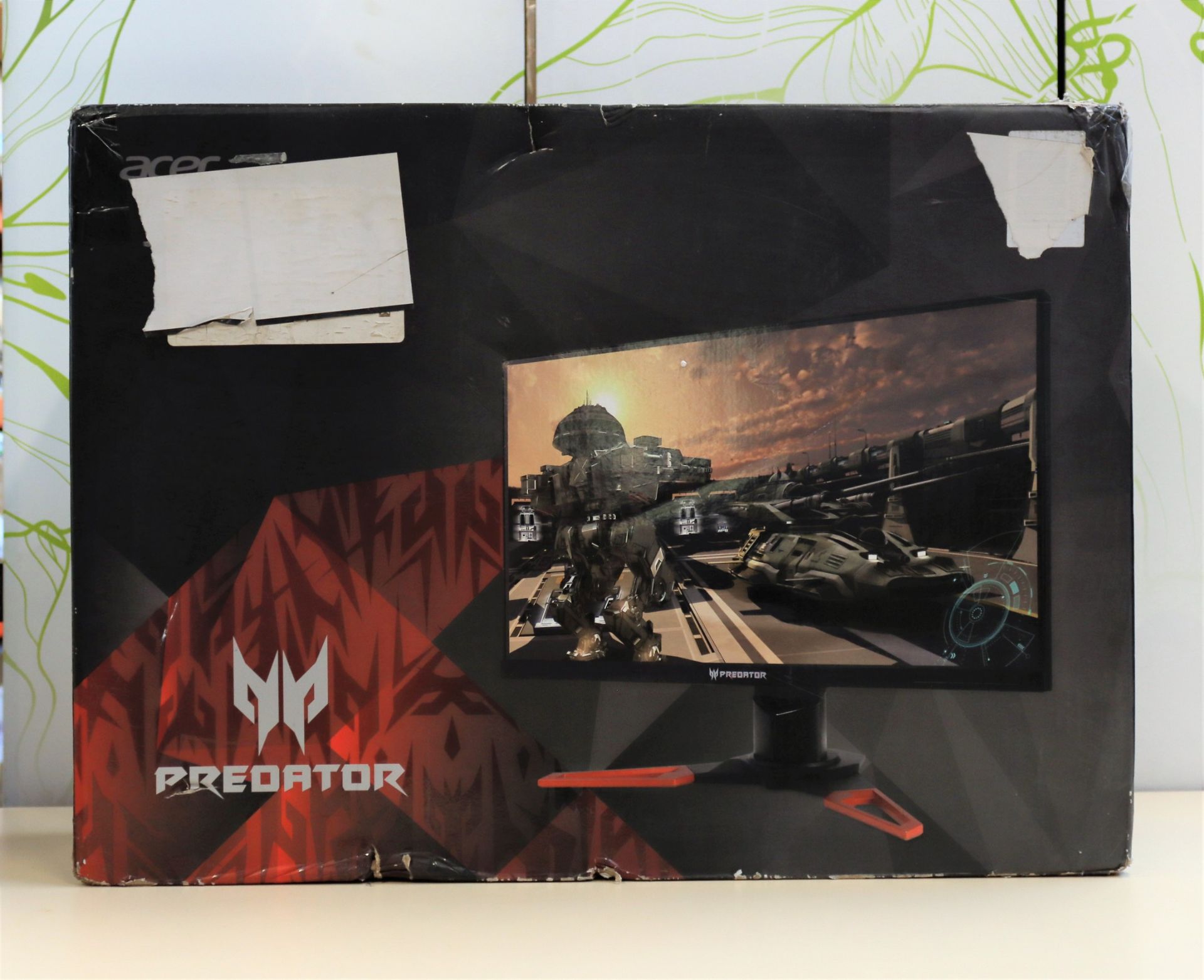 A pre-owned boxed Acer Predator XB1 27" WQHD gaming monitor in black/red (includes power and