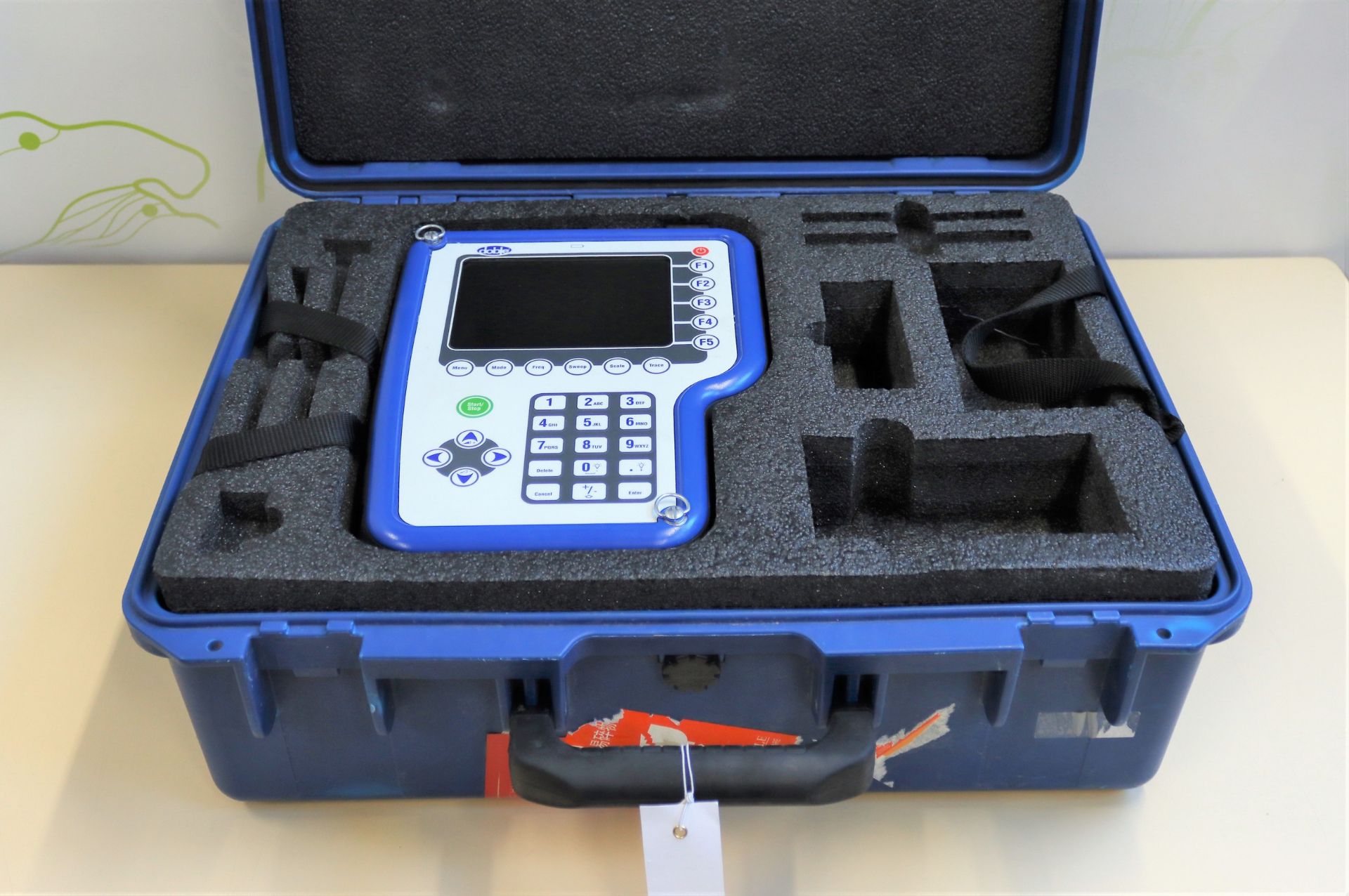 A pre-owned Doble Engineering PDS200 PD Surveyor with EMI Capabilities with foam lined Peli Case (