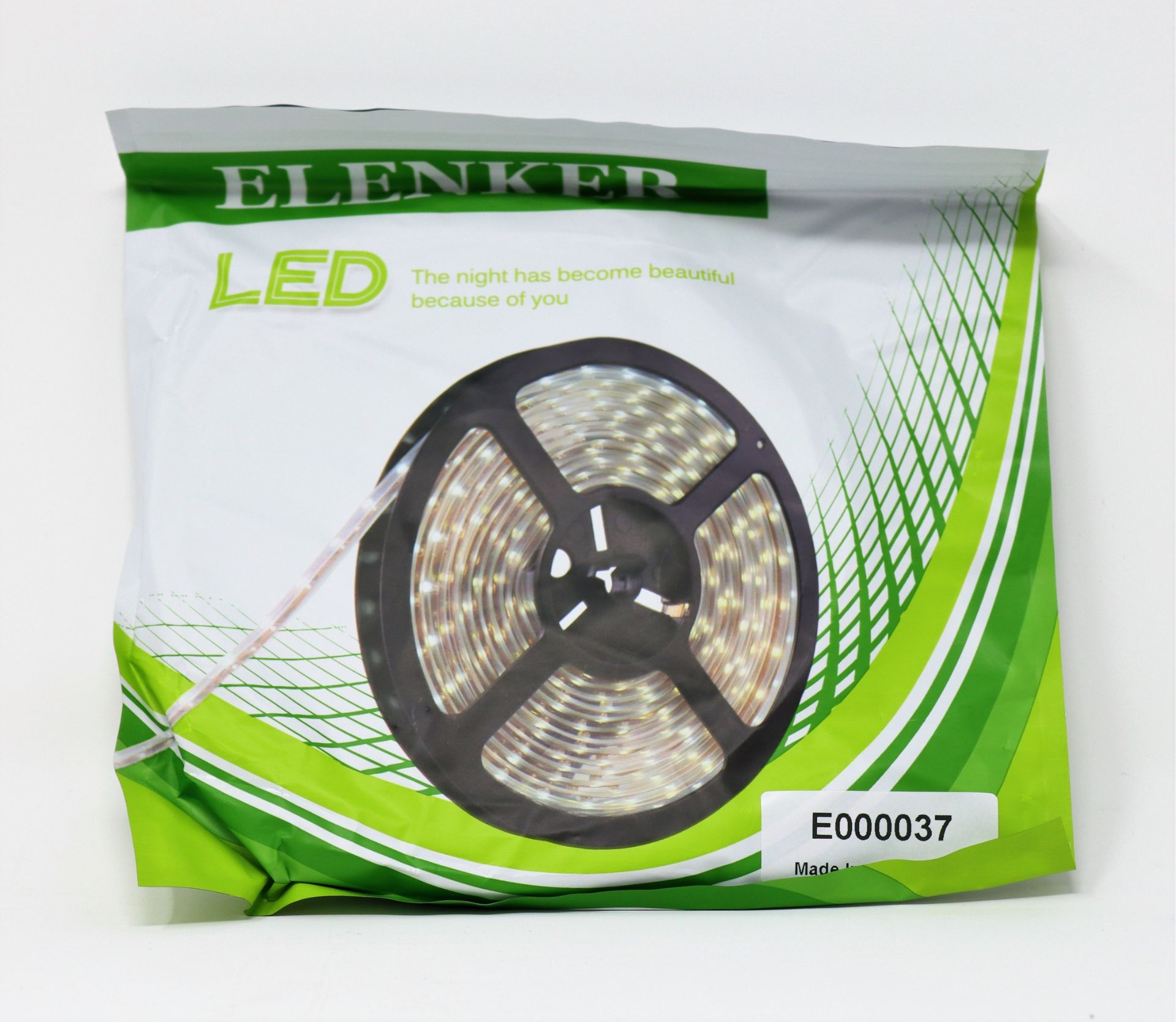 COLLECTION ONLY: A quantity of as new Elenker LED strips and UK power supplies.