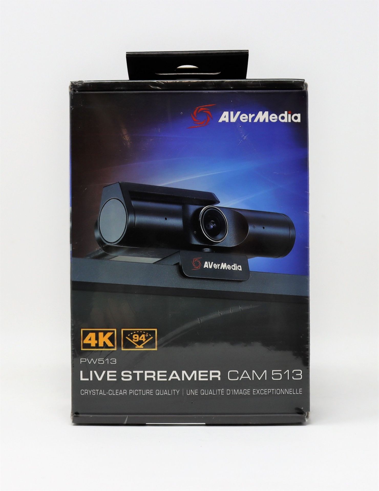 A boxed as new AverMedia Live Streamer Cam 513 (M/N: PW513) (Box sealed).