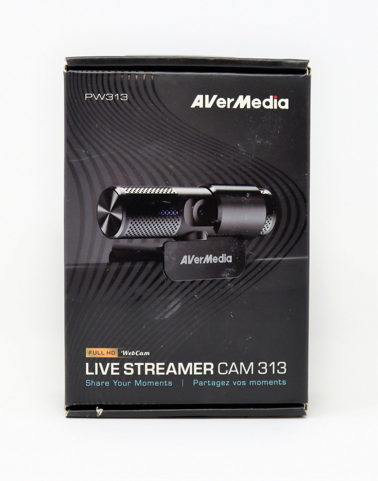 A boxed as new AverMedia Live Streamer Cam 313 (M/N: PW313) (Box sealed).