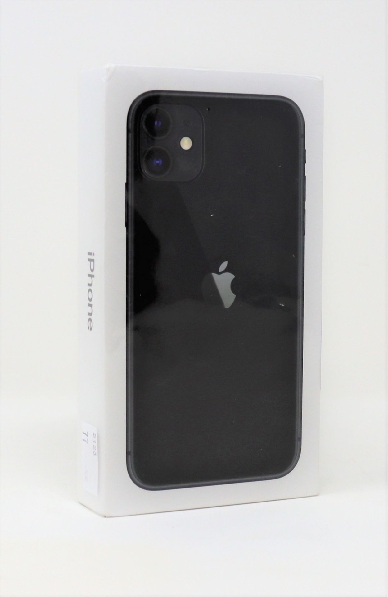 A boxed as new Apple iPhone 11 (A2221, Global) 128GB in Black (Box sealed) (Checkmend report ID: :