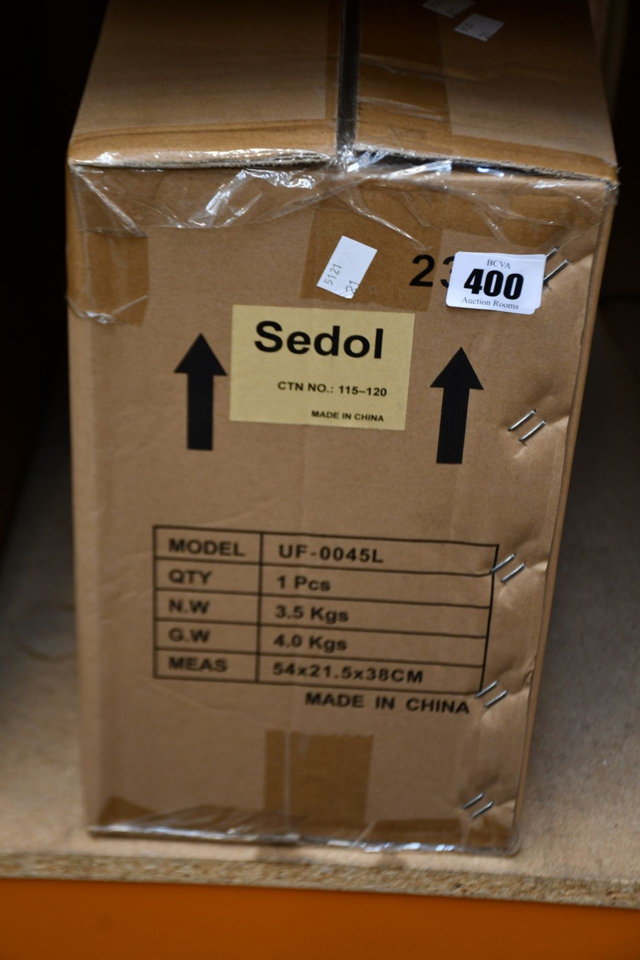 A boxed as new Sedol Fogger Machine UF-0045L (Electric Portable 4.5L Ulv Fogger Disinfectant