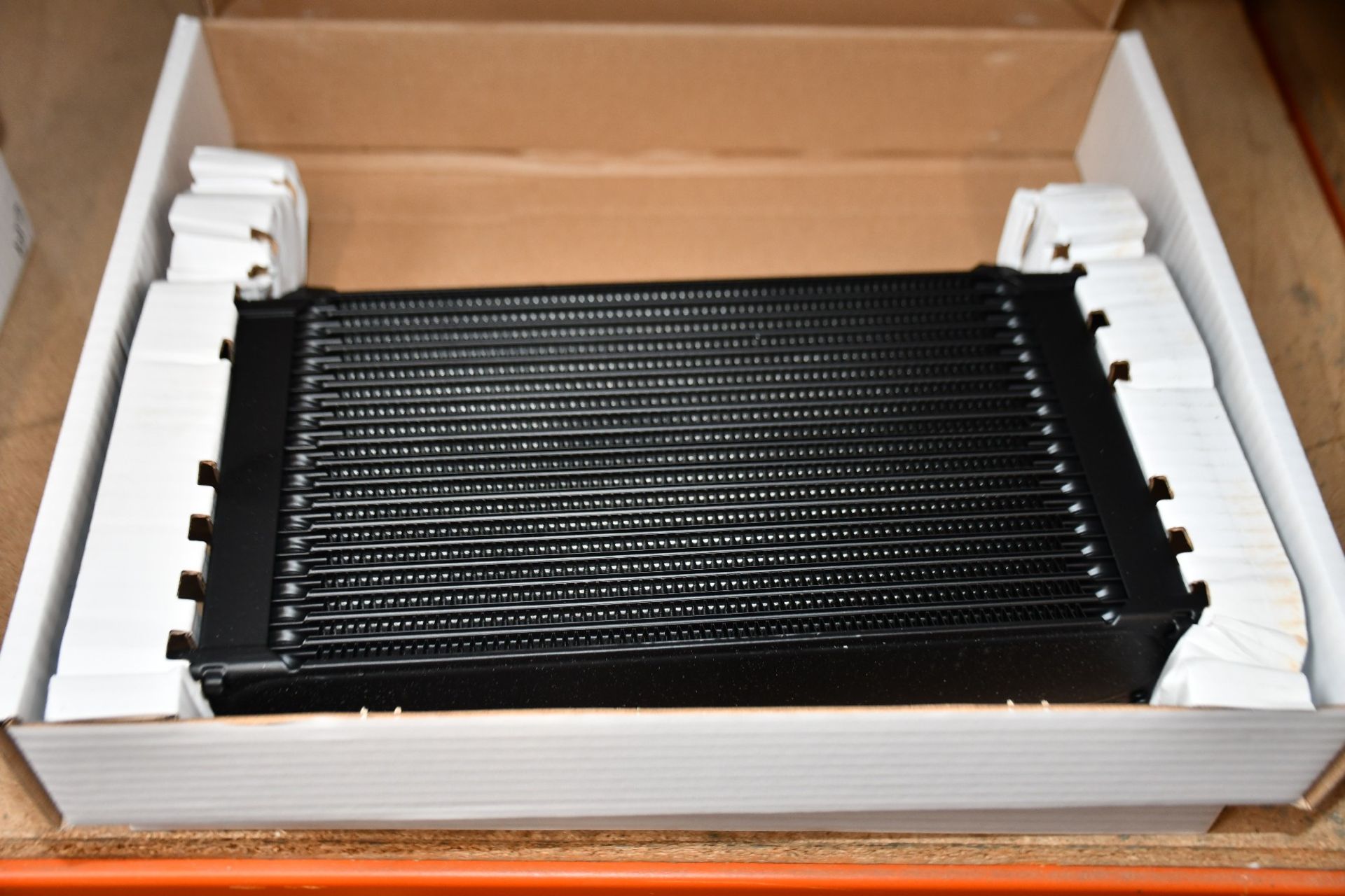 Two boxed as new Setrab pro line high performance racing oil coolers 19 row 235mm matrix with 3/4