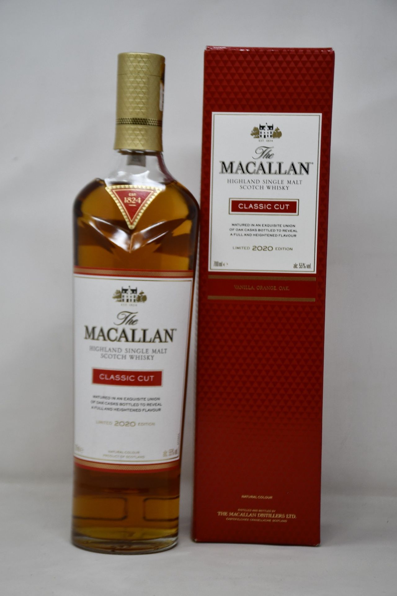 A bottle of The Macallan Classic Cut Highland single malt Scotch whisky (2020 edition) (700ml) (Over