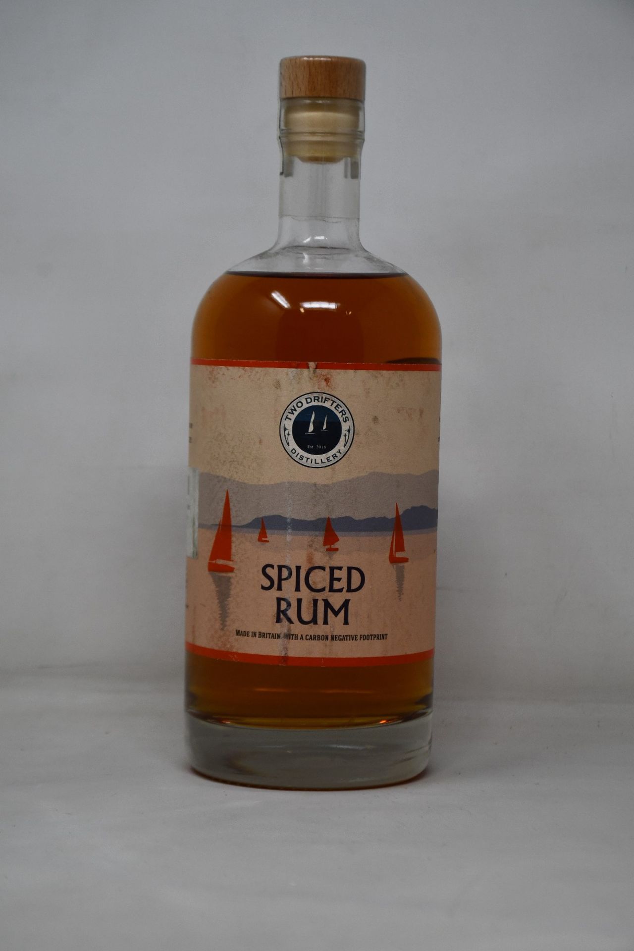 Four bottles of Two Drifters spiced rum (700ml) (Over 18s only).