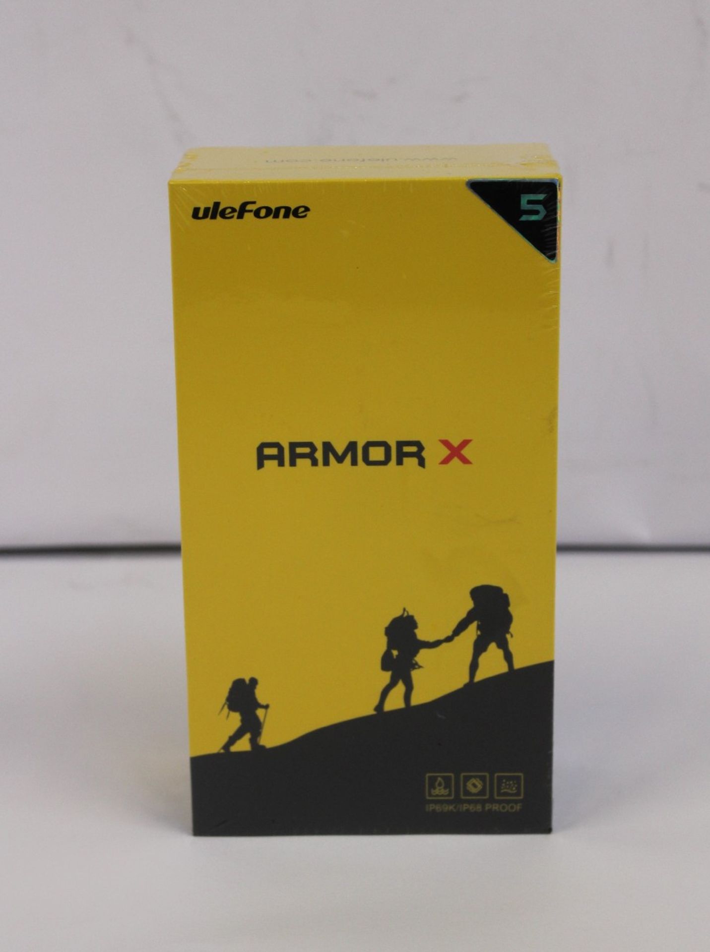 A boxed as new Ulefone Armor X5 Pro Dual Sim 64GB Rugged Smartphone in Orange/Black (Box sealed).